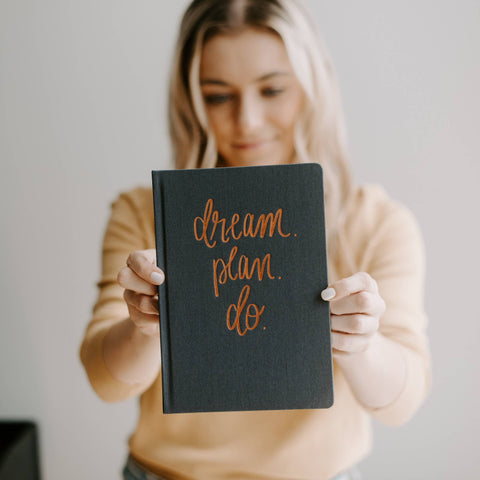 Dream Plan Do Fabric Journal - Home Decor & Gifts Sweet Water Decor