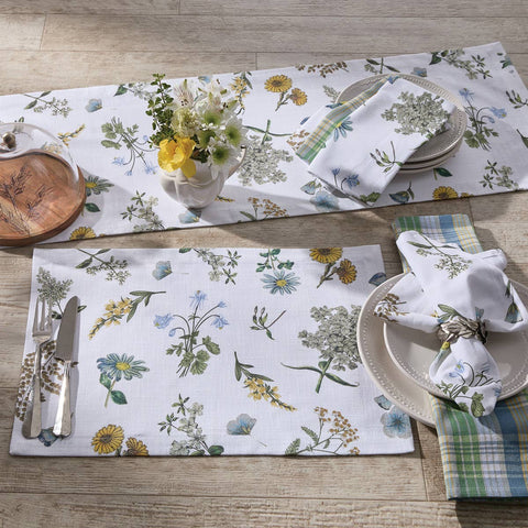 Flower Market Table Runner 36" L Park Designs