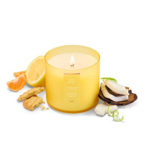 Lemon Biscotti candle: Large Cue
