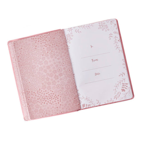 Journal Classic Pink I Know the Plans Jer. 29:11 Christian Art Gifts