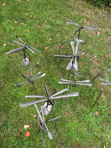 Double Dragonflies Pauls Metal Petals