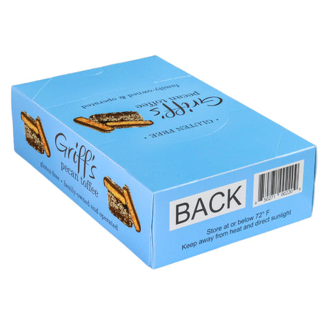 Griff's Pecan Toffee - 1oz Dark Chocolate Toffee Griff's Toffee