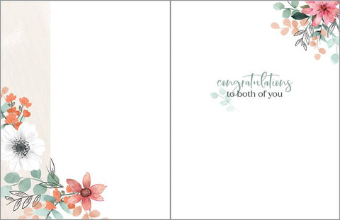 Wedding Greeting Card - Wedding Wreath GINA B DESIGNS