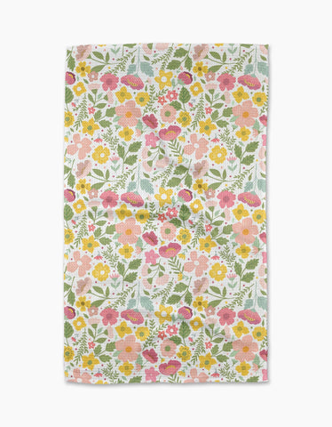 Blooming Days Tea Towel Geometry