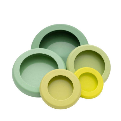 Reusable Silicone Food Savers – Sage Green (Set of 5) Food Huggers