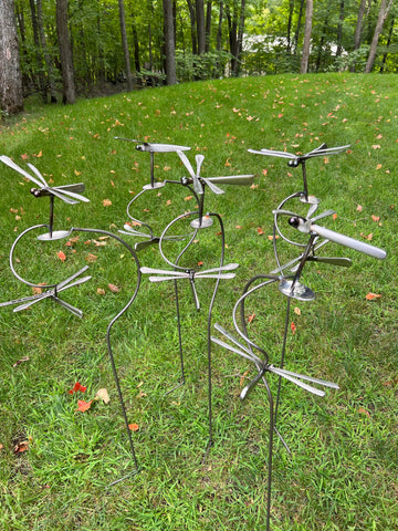 Double Dragonflies Pauls Metal Petals