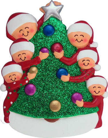 Family Decorating Tree: 2 Ornament Central