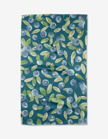 Blueberry Hill Tea Towel Geometry
