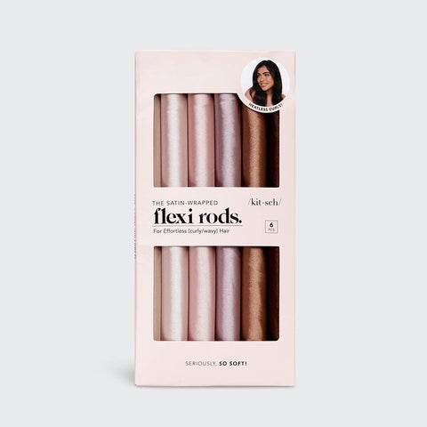 Satin Wrapped Flexi Rods - 6pc Set KITSCH