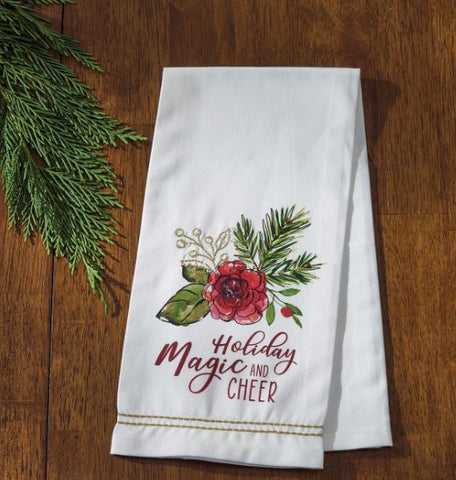 Holiday Magic And Cheer Dishtowel Park Designs