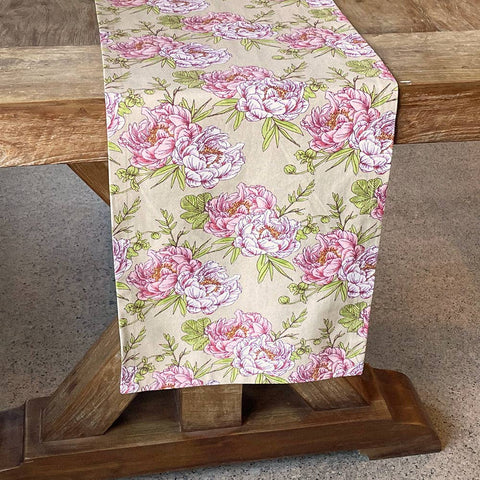 Eloise Tea Stain Runner: Multi / Runner Mahogany