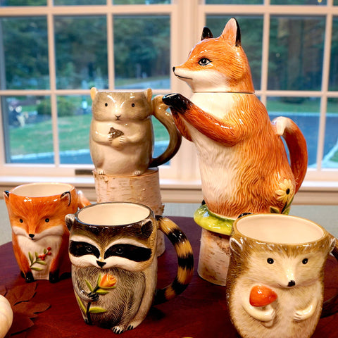 Woodland Critters Fall 3-D Mugs 16 oz. asst. Certified International