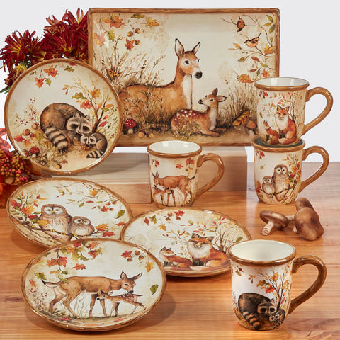 Pine Forest Fall Mug 16 oz. asst. Certified International