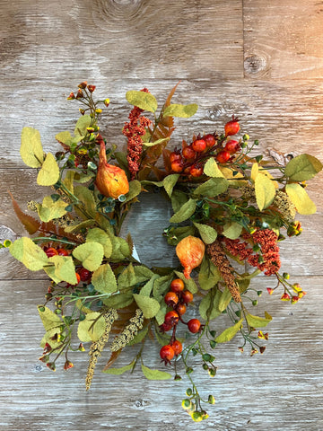 Autumn Cheer Candle Ring 4.5in Wholesale Home Decor