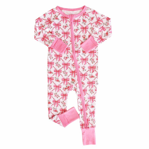 Convertible Zip Rompers for Girls: Midnight Meadow / 6-12 months Caden Lane
