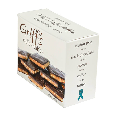 Griff's Coffee Toffee - 7oz Dark Chocolate Toffee Griff's Toffee