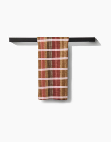 Fall Harvest Stripes Tea Towel Geometry