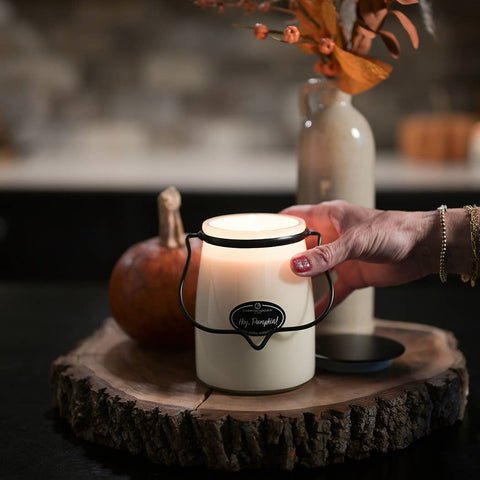 22 oz Butter Jar Candle: Hey, Pumpkin! Milkhouse Candle Company