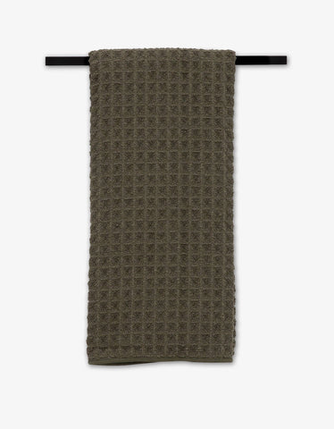 Forest Waffle Hand Towel Geometry