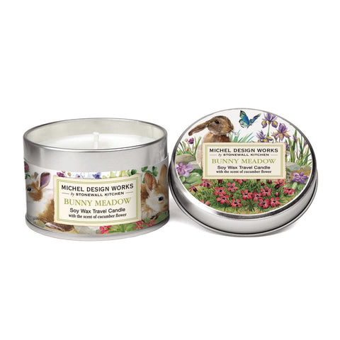 Bunny Meadow Travel Candle Stonewall Kitchen