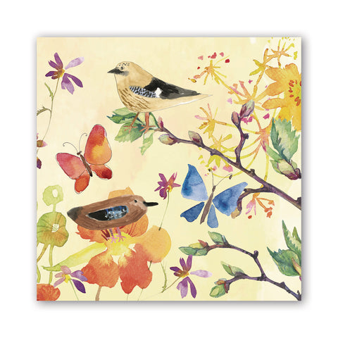 Birds and Butterflies Luncheon Napkin Stonewall Kitchen
