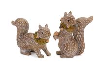 Squirrel (2 Asst) 4"H, 5.25"H Resin Melrose