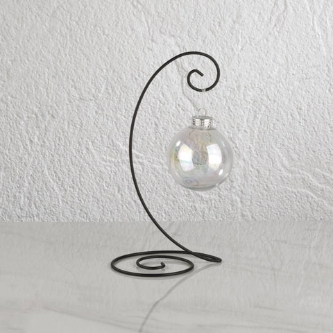 Spiral Wire Ornament Stand: Silver / Small Tripar International