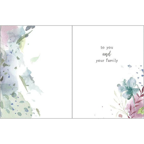 Sympathy Greeting Card - Watercolor Sympathy GINA B DESIGNS