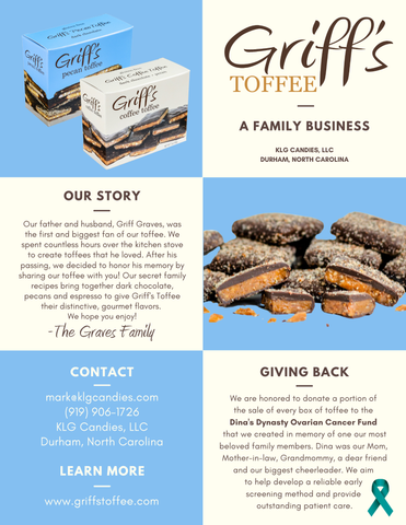 Griff's Coffee Toffee - Sample Pack (not for resale) Griff's Toffee