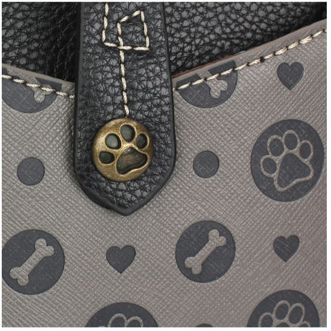 Snap Crossbody - Paw Print Chala Handbags