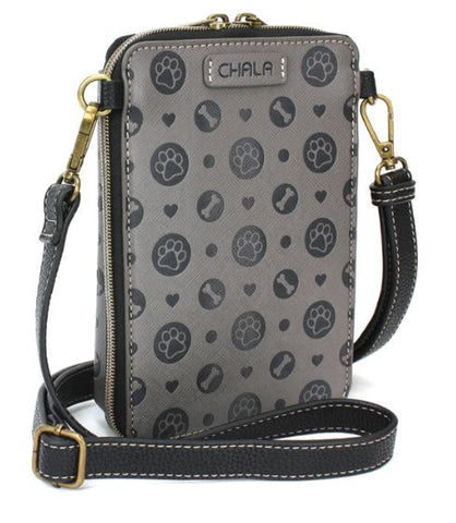 Snap Crossbody - Paw Print Chala Handbags