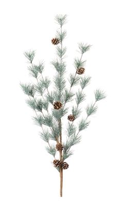 Pine Spray 35"H Plastic Melrose