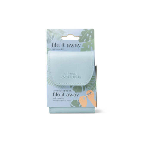 Lemon Lavender File It Away Nail Care Kit DM Merchandising