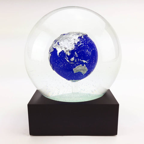 Big Blue Marble Snow Globe CoolSnowGlobes