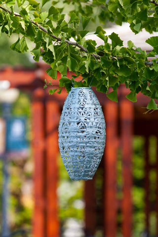 Stella Wildflower Pod 15" Solar Lantern - Sage Allsop Home & Garden
