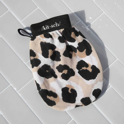 Eco-Friendly Exfoliating Glove - Leopard KITSCH