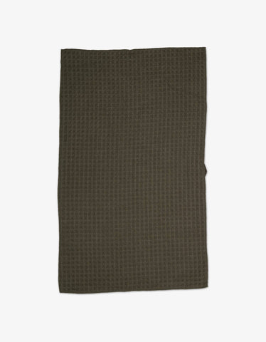 Forest Waffle Hand Towel Geometry