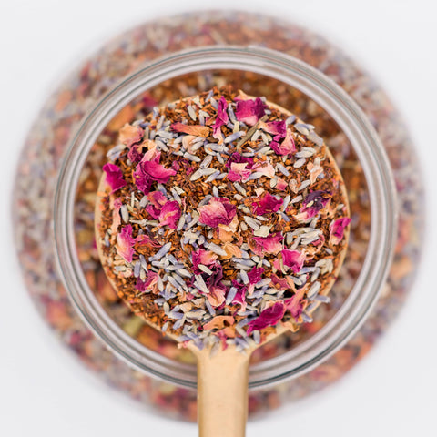 Lavender Nights 12 Tea Sachets Caffeine Free Lavender + Rose The Chai Box
