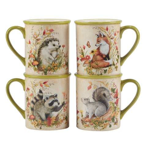 Woodland Critters Fall Mug 18 oz. asst. Certified International