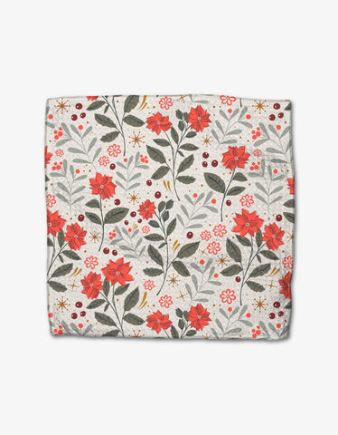 Holiday Floral Dishcloth Set Geometry