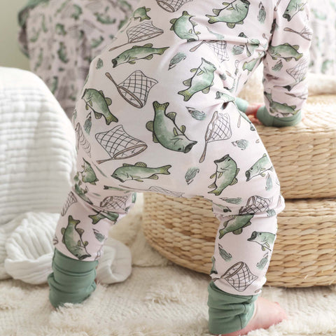 Bass Buddies Convertible Zip Romper: 18-24 months Caden Lane
