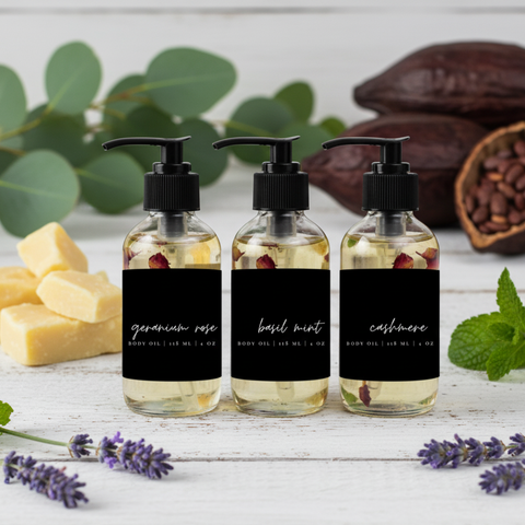 Body Oil: Cashmere Benjamin Soap Co.