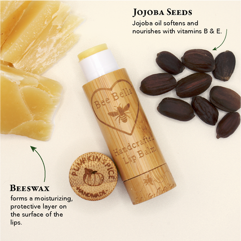 Pumpkin Spice Lip Balm | 6 Pack Bee Bella