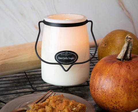 22 oz Butter Jar Candle: Brown Butter Pumpkin Milkhouse Candle Company