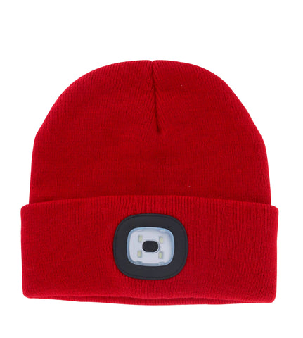 Night Scope Rechargeable LED Beanie Open Stock: Olive DM Merchandising