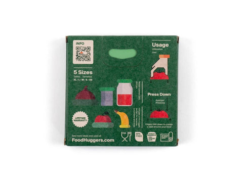Reusable Silicone Food Savers – Sage Green (Set of 5) Food Huggers