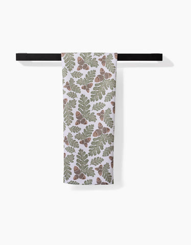 Autumn Pines Tea Towel Geometry