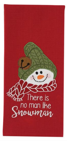 FARMHOUSE SNOWMAN NO MAN DECORATIVE DISHTOWEL Park Designs