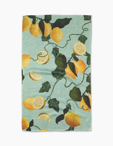 Amalfi Lemons Tea Towel Geometry
