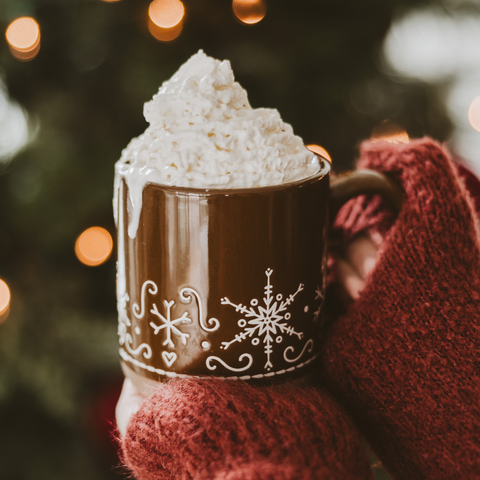 Gingerbread Stoneware Coffee Mug - Christmas Decor Sweet Water Decor